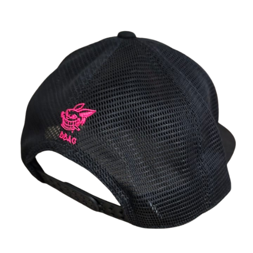 Uflex Trucker Flat Peak Cap Black